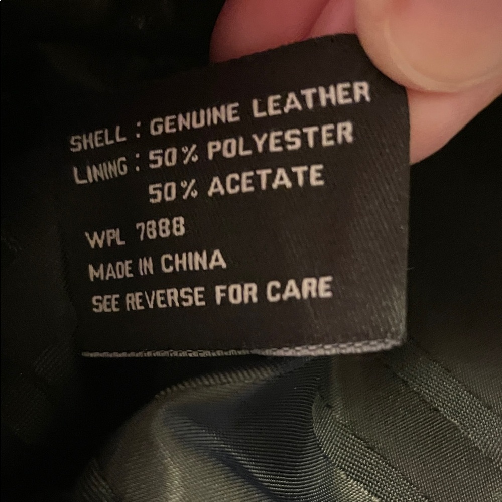 Jones New York Black Leather Jacket - Picture 3 of 6